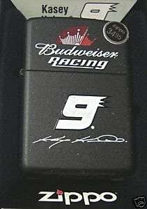Zippo NASCAR Kahne Budweiser Racing Black Lighter 24730  