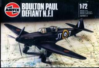 80s Airfix WWII RAF Bolton Paul Defiant Kit  
