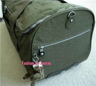 New with Tag Kipling Canyon 30 Wheeled Duffle Bag Luggage Ginko Leaf 