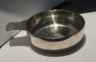   254.8 grams STERLING SILVER Porager liquid soup 5 BOWL w/ Handle