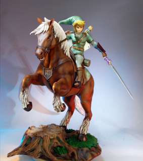 IN HAND  NEW LINK ON EPONA STATUE TWILIGHT PRINCESS FIRST 4 FIGURES 