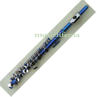 new piccolo c key blue plated great material tone  
