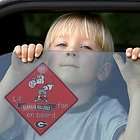   Bulldogs Lil Fan on Board Car Window Sign NEW Baby Auto Safety