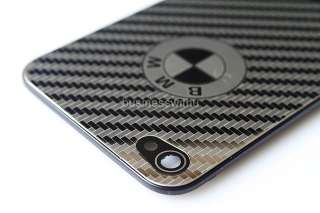   iPhone 4 4G 4th Mirror Metal Back Battery Cover Case Door BMW  