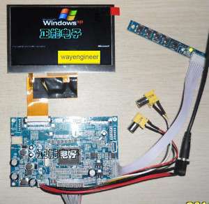 LCD AT043TN24V.1 + VGA+2AV driver board  