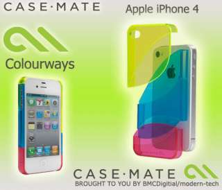 CASE MATE COLORWAYS RED BLUE YELLOW CASE FOR iPHONE 4 0846127047098 