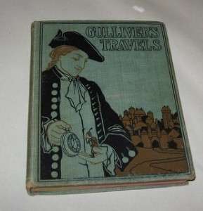 1899 Antique Book Gullivers Travels by Henry Altemus  
