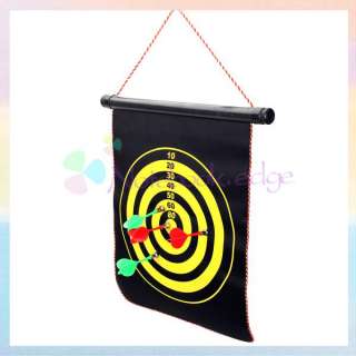 Magnet Magnetic Rollup Dart Board Tranning Game 2 Dual Targets Sides 