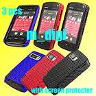 Set Of 3X Hard Plastic Cover CASE for Nokia 5800 Xpressmusic +FILM