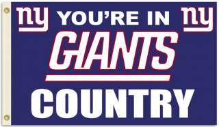New York Giants Huge 3 x 5 NFL Licensed Country Flag  