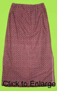 Abercrombie & Fitch sz Small Womens Juniors Dark Pink Long Skirt KG70 