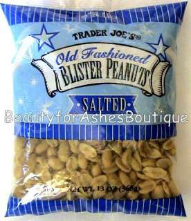 TRADER JOES OLD FASHIONED BLISTER PEANUTS SALTED 13 OZ 00161268  