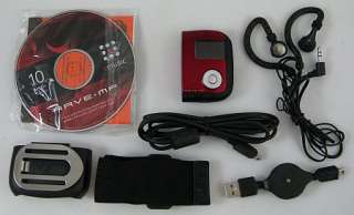 Rave MP Portable  Player Red AS IS  