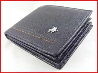 best bifold men s black smooth best real genuine leather wallet purse