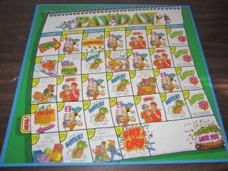 1994 PAYDAY Board Game Part/Piece Replacement GAME BOARD ONLY Crafts 