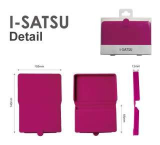   SATSU Silicone Card Case, Business & Credit Card Holder   POCHI series
