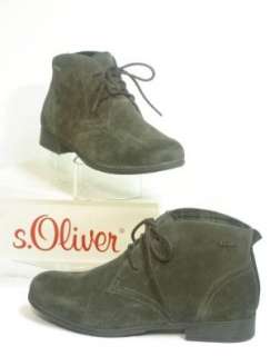 4291 s.Oliver Leder Boots grau  Schuhe & Handtaschen