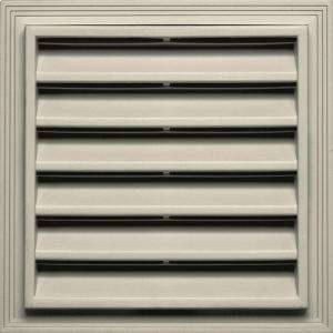 Builders Edge 12 In. X 12 In. Square Gable Vent #089 Champagne 