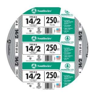 Southwire 250 ft. 14 2 UF B W/G Cable 13054255 