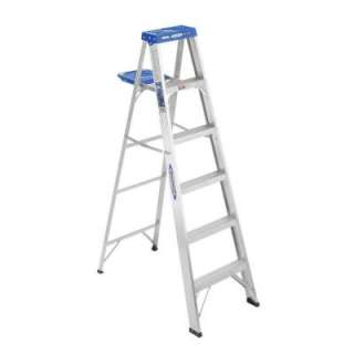 Werner6 ft. Aluminum Step Ladder 250 lb. Load Capacity (Type I Duty 