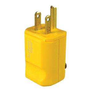   15 Amp 125 Volt Yellow Grip Plug PS5965YCC15 
