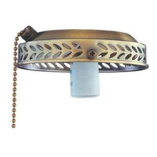 Illumine 1 Light Fitter Antique Brass Finish CLI RPLK10AB at The Home 