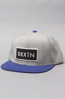 Brixton The Rift Hat in Light Grey Royal  Karmaloop   Global 