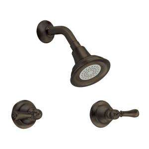 American Standard Hampton 2 Handle Shower Faucet in Blackened Bronze 