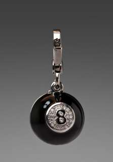 JUICY COUTURE Magic 8 Ball Charm in Silver  