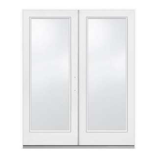   80 in. WhiteLeft Hand Inswing French 1 Lite Patio Door with LowE Glass