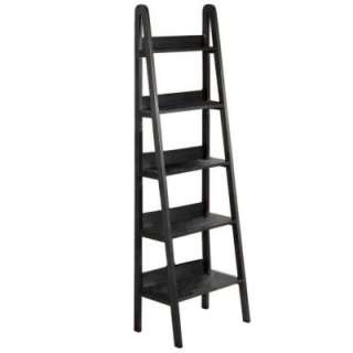 Home Decorators Collection Torrence 18 in. W Black 5 Shelf Ladder 