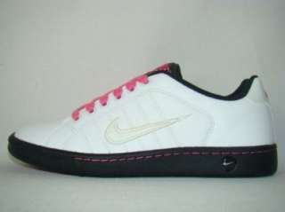 Nike Court Tradition II weiss/schwarz/pink Sneaker  Schuhe 