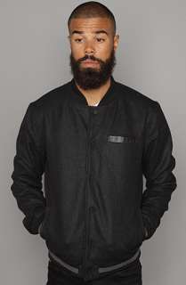 Nixon The Hammond Jacket in Black Heather  Karmaloop   Global 