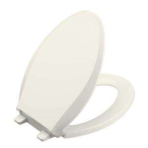 KOHLER Cachet Elongated Closed front Toilet Seat with Q3 Advantage in 