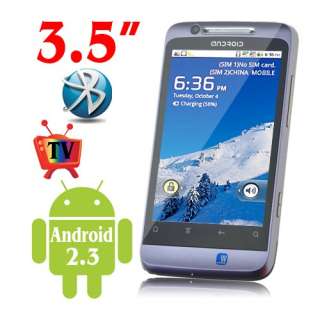 Smart Android 2.3 Dual Sim Quad Bands Analog TV/WIFI Capacitive Touch 