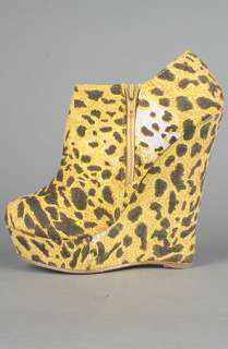 Sole Boutique The Leopard Shoe in Yellow  Karmaloop   Global 