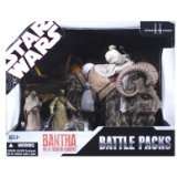 Star Wars Battle Pack Bantha W Tusken Raiders New MISB  