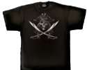 Verfluchter Pirat der Karibik Gothic T Shirt Piraten Skulls