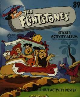 Flintstones Stickers 1993 50 Packs and Album 496 & 1468  