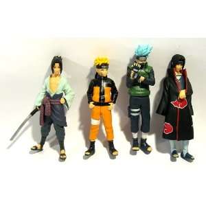 Naruto 4er Figurenset SASUKE, NARUTO, KAKASHI und ITACHI  