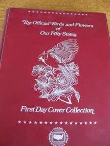   FDC United States official State Birds & Flowers Stamp Collection 1982