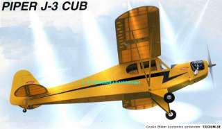 Piper J 3 Cub Fertigmodell 1,82 mtr. Gewebebespannt NEU  