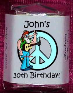   BIRTHDAY PARTY Personalized Candy Wrappers Favors Adult Kids  