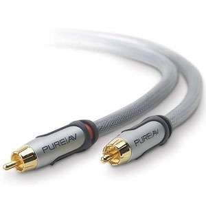 Belkin 4 Foot PureAV™ Gold Plated Stereo Audio RCA Cable at 