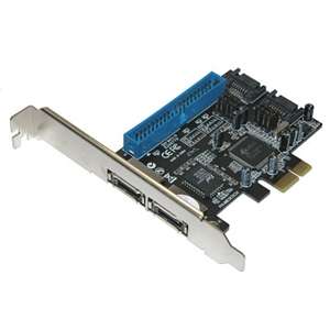 Masscool PCE SA450 SATA/IDE Controller Card   PCI Express x1, 2 