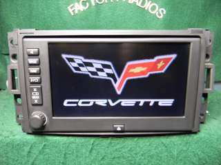 05   09 GM Chevy Corvette NAVIGATION BOSE RADIO C6 15263014 DVD Map 