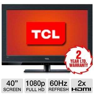 TCL L40FHDP60 40 Class LCD HDTV   1080p, 1920 x 1080, 169, 60Hz 