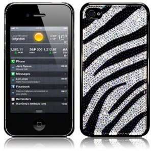 Iphone 4 4G Hülle Zebra Design inkl. gratis Schutzfolie  