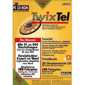 TwixTel 32   Telefonbuch Schweiz Einzelplatz  Software