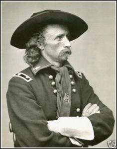 Photo General George Armstrong Custer Portrait 1  